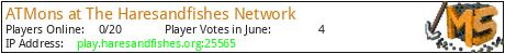 ATMons at The Haresandfishes Network minecraft server logo ATMons at The Haresandfishes Network minecraft server