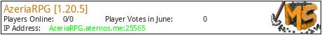 AzeriaRPG [1.20.5] minecraft server