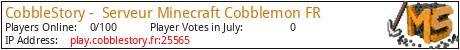 CobbleStory -  Serveur Minecraft Cobblemon FR minecraft server