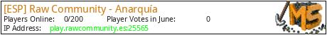 [ESP] Raw Community - Anarquía minecraft server