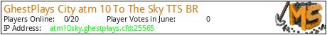 GhestPlays City atm 10 To The Sky TTS BR minecraft server