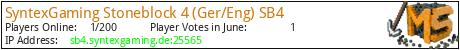 SyntexGaming Stoneblock 4 (Ger/Eng) SB4 minecraft server