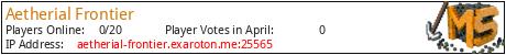 Aetherial Frontier - Minecraft Survival Server IP