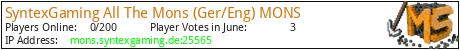 SyntexGaming All The Mons (Ger/Eng) MONS minecraft server