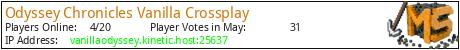 Odyssey Chronicles Vanilla Crossplay minecraft server